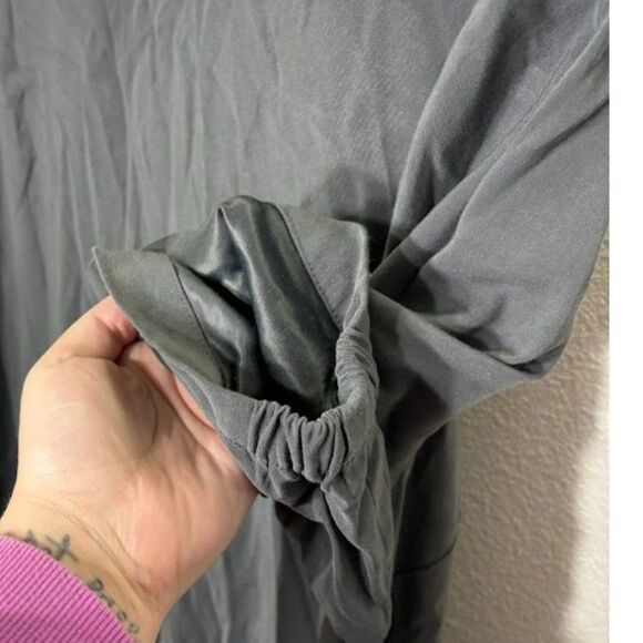 UNIVERSAL STANDARD Women’s Slate Marilyn dress Short Sleeve Flowy Large 22-24 - Picture 7 of 8